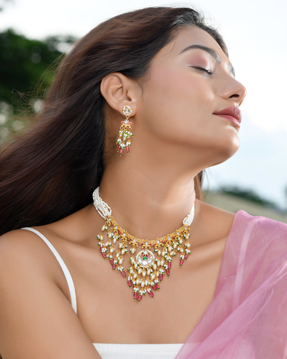 Ethnic Pachhi Kundan Radiance