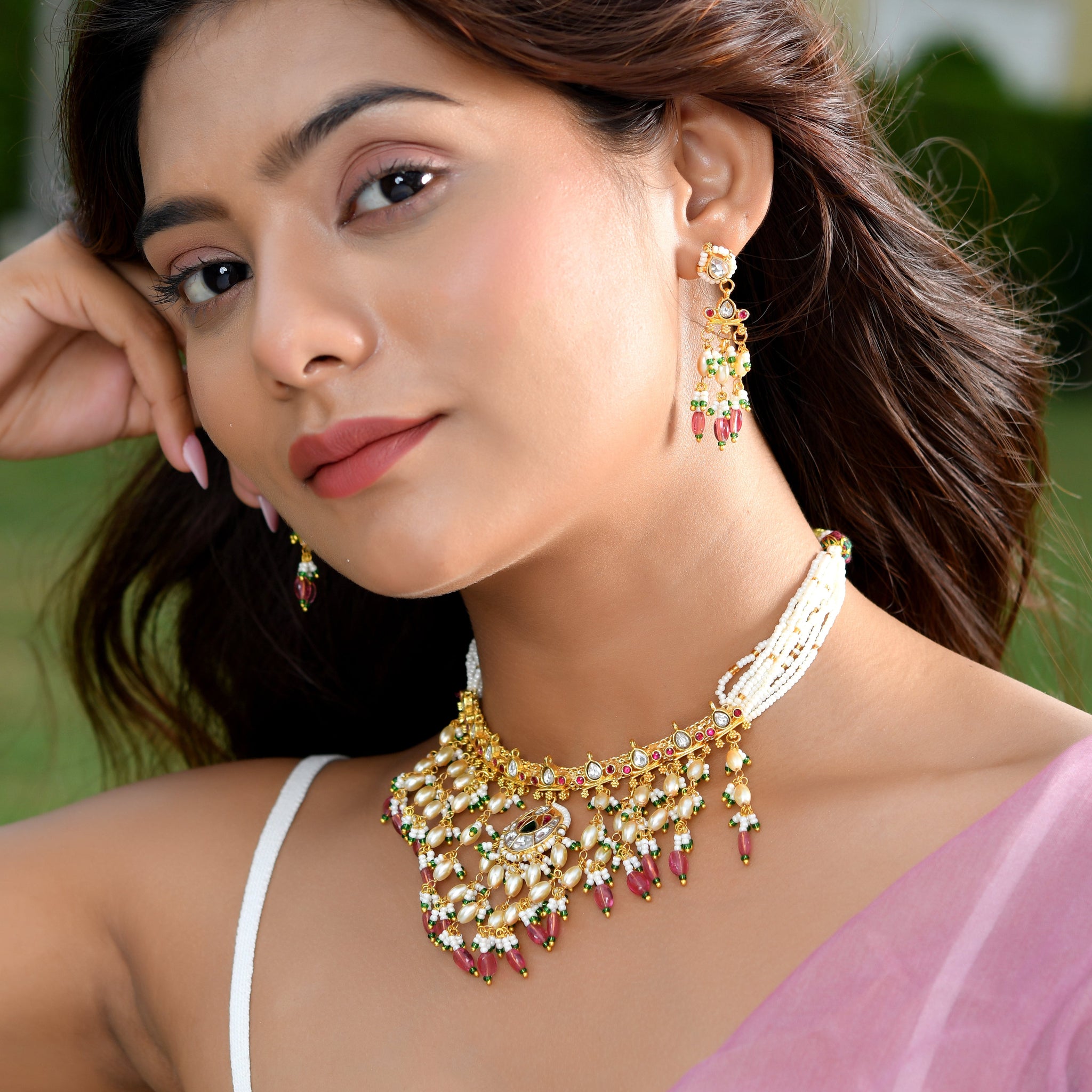 Ethnic Pachhi Kundan Radiance