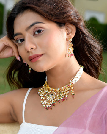 Ethnic Pachhi Kundan Radiance
