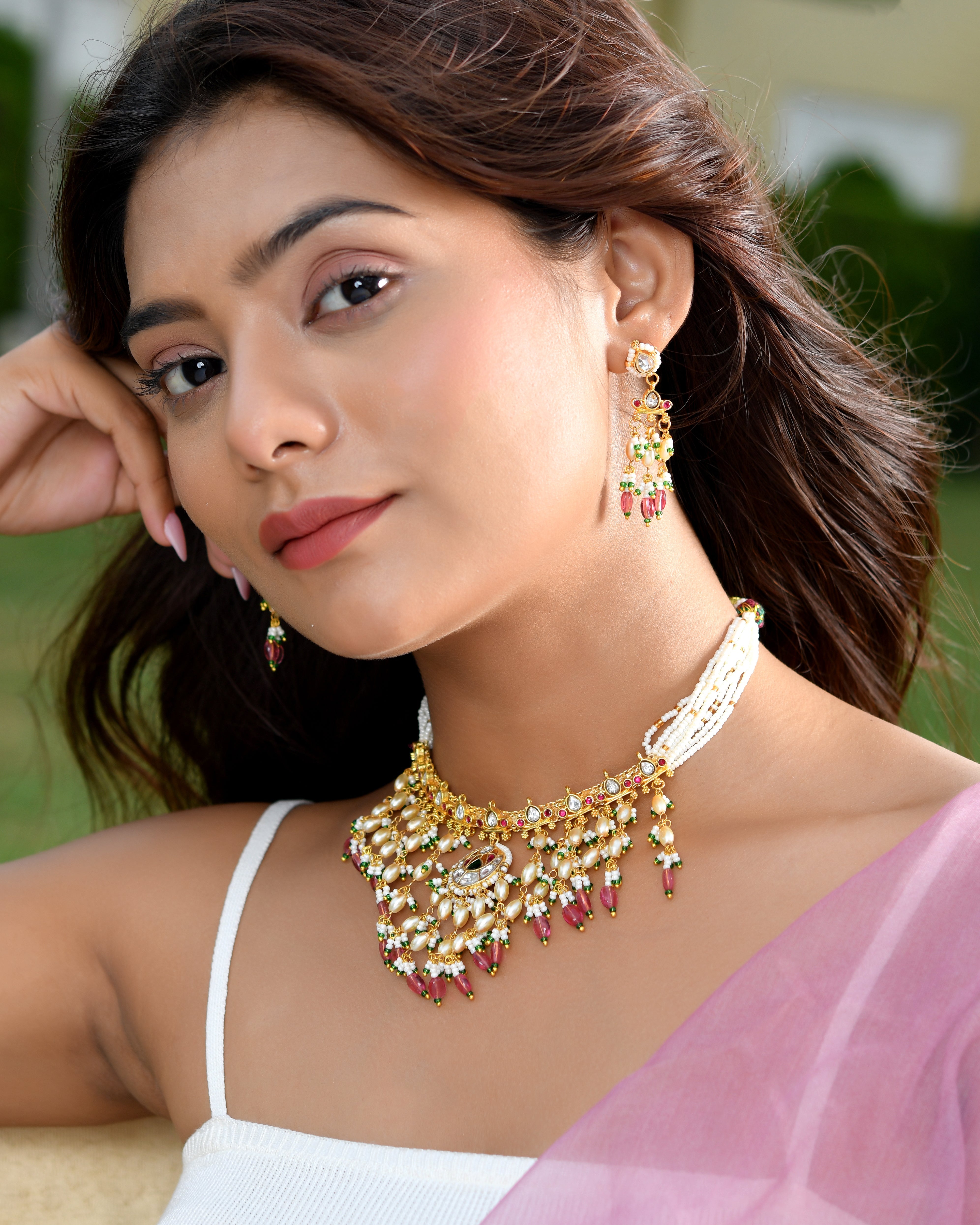 Ethnic Pachhi Kundan Radiance