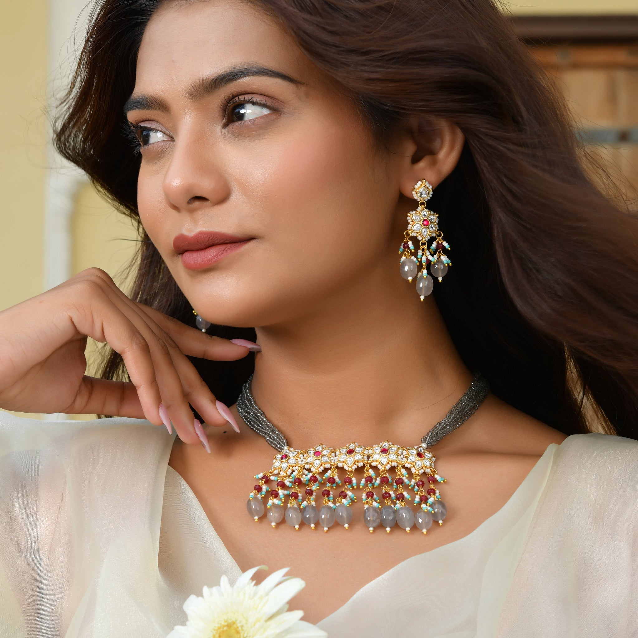 Pachhi Kundan Bridal Shine