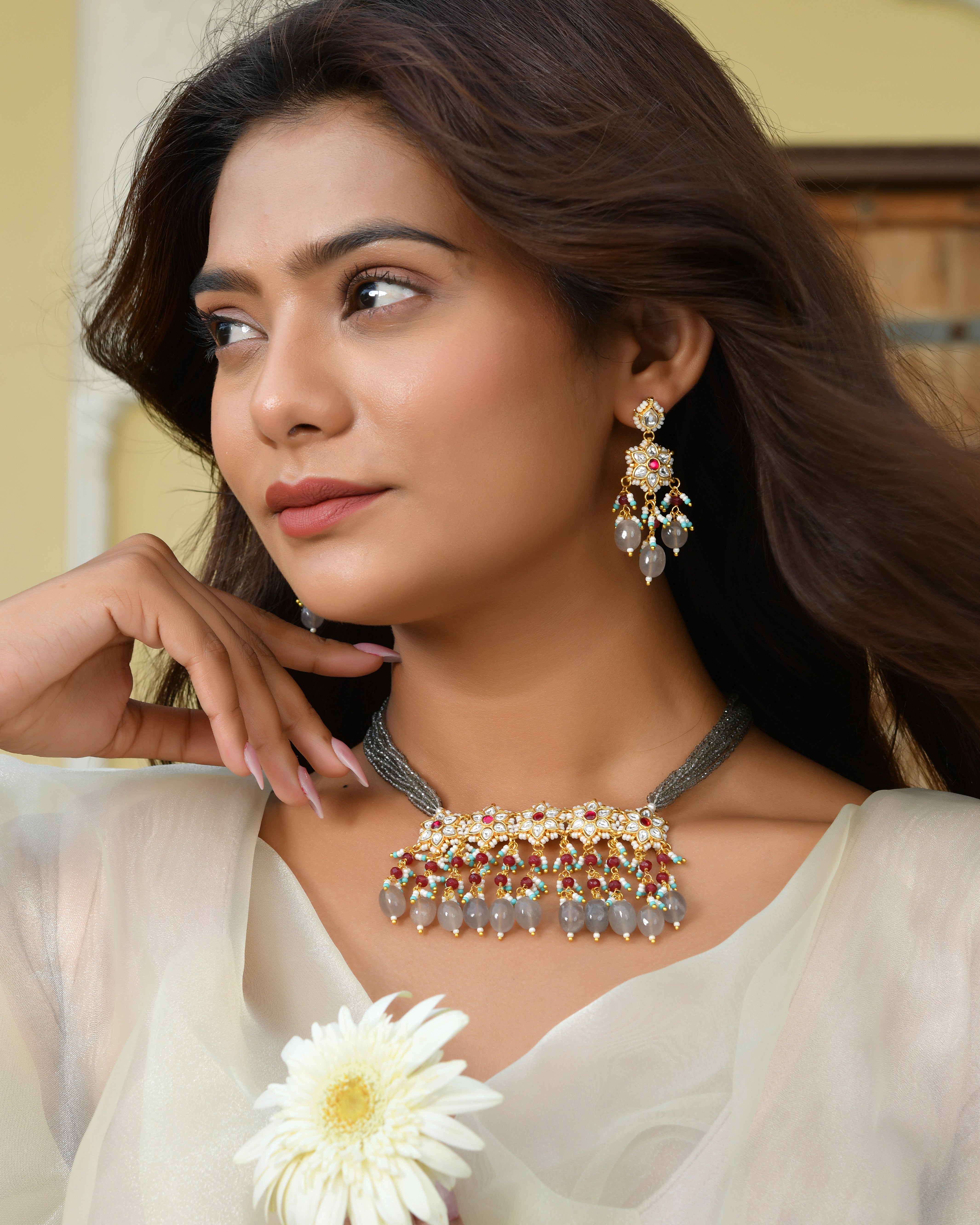 Pachhi Kundan Bridal Shine