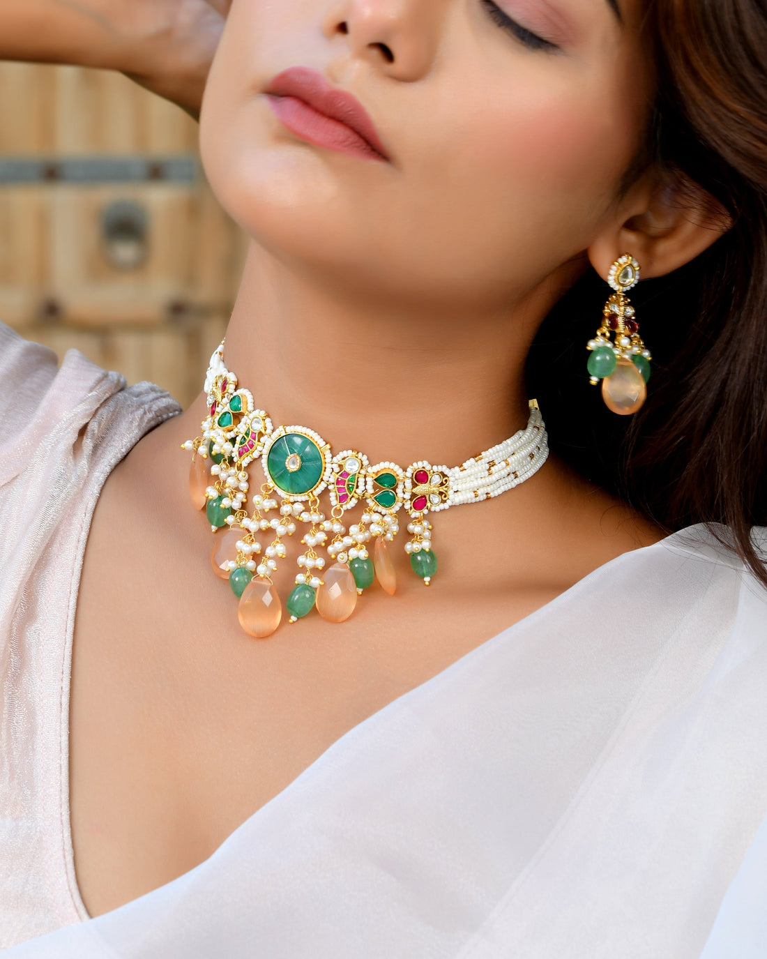 Pachhi Kundan Glam Sparkle