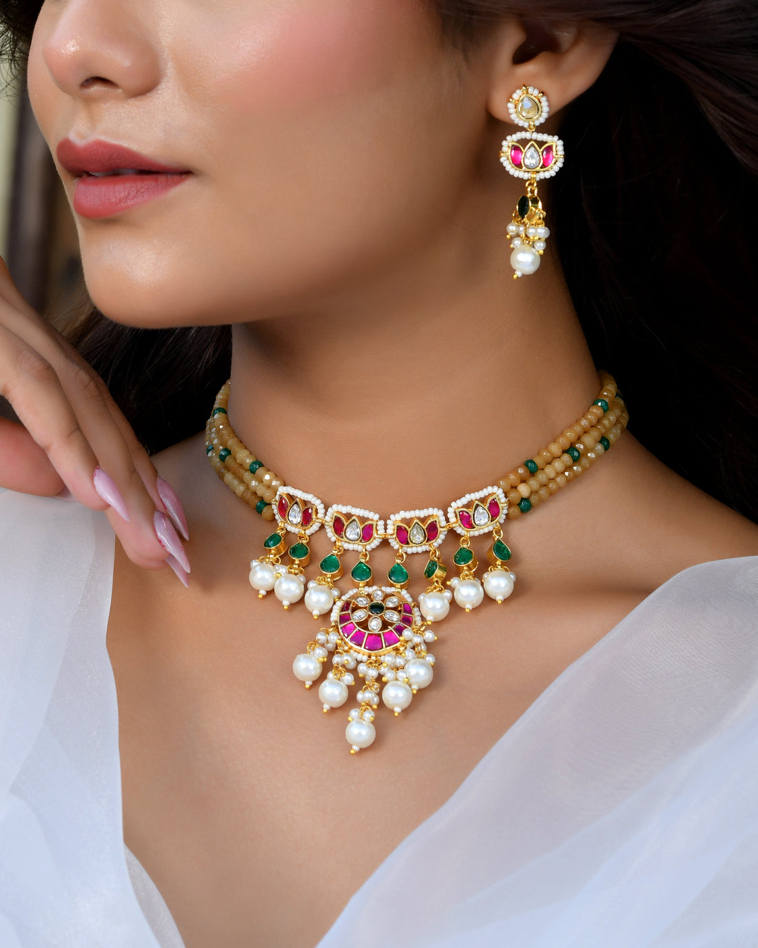 Pachhi Kundan Jewel Charm