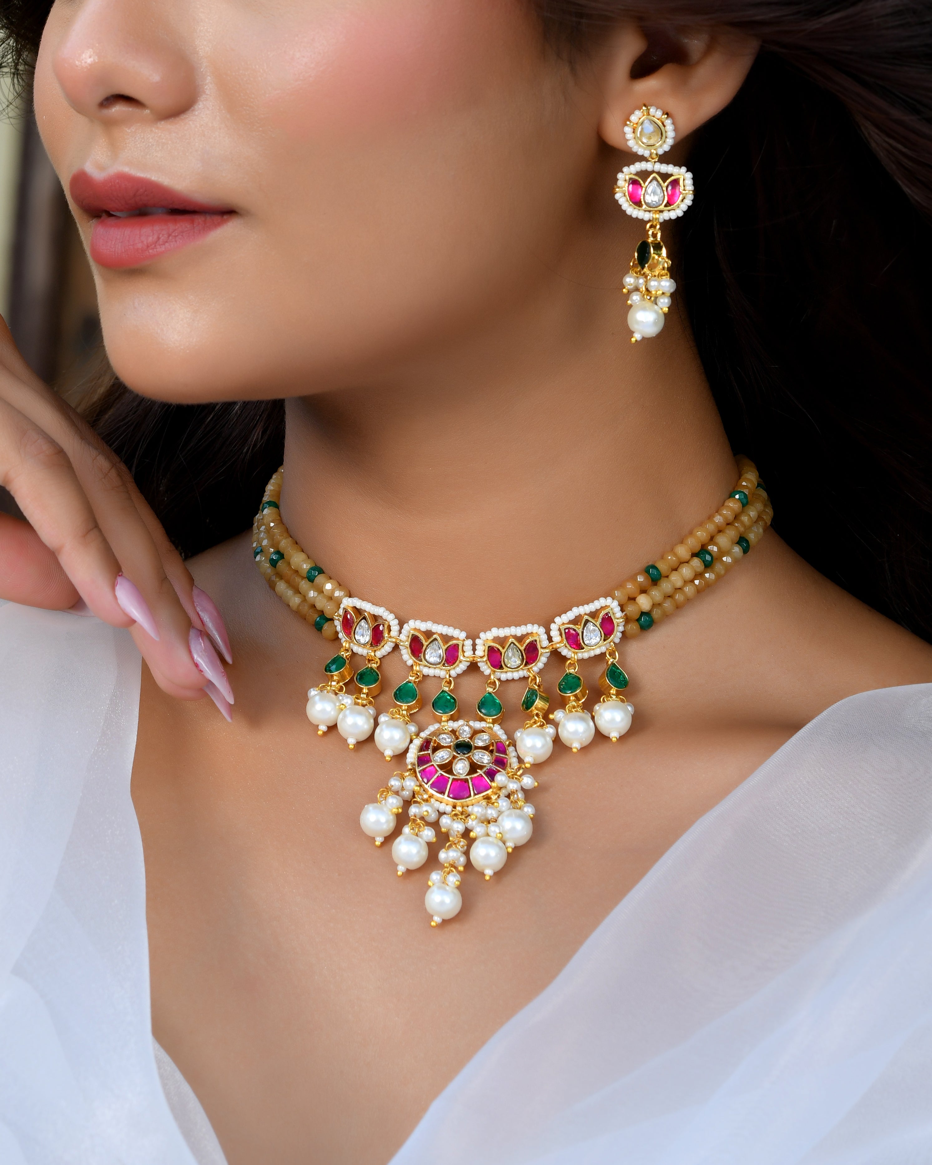 Pachhi Kundan Jewel Charm