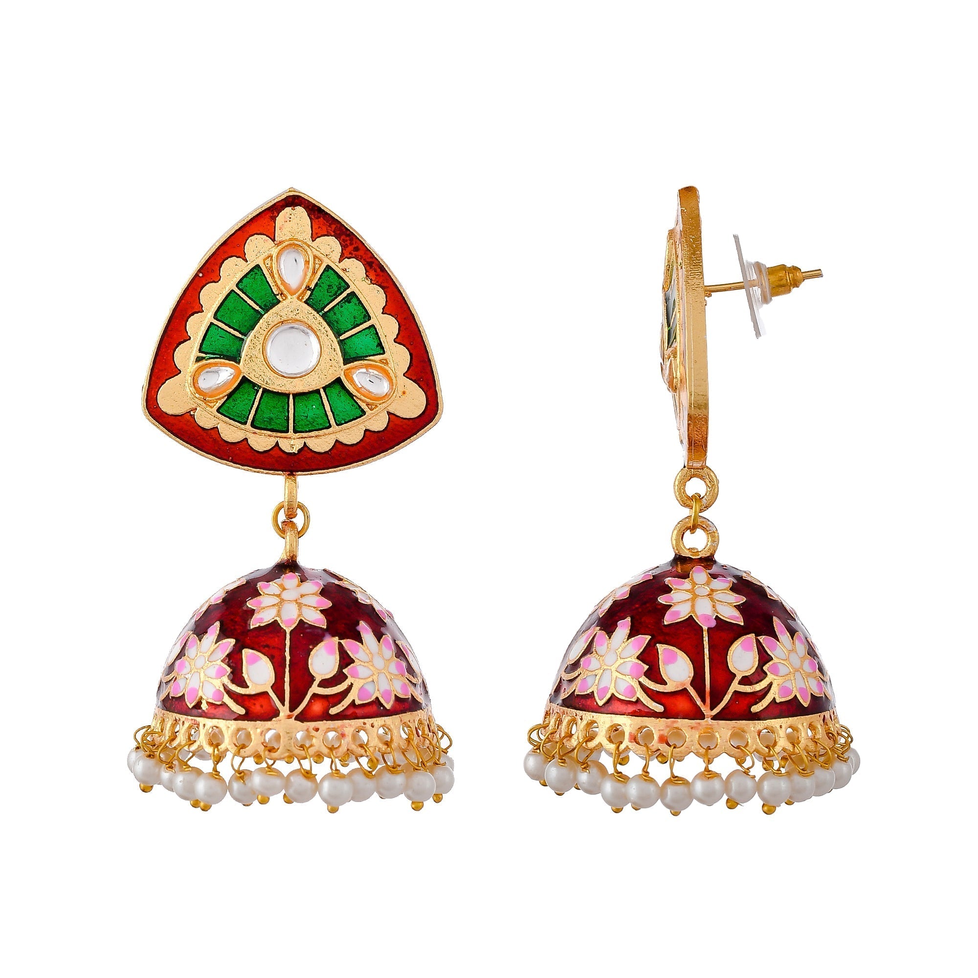 Dastoor Meenakari Beautiful  Earring