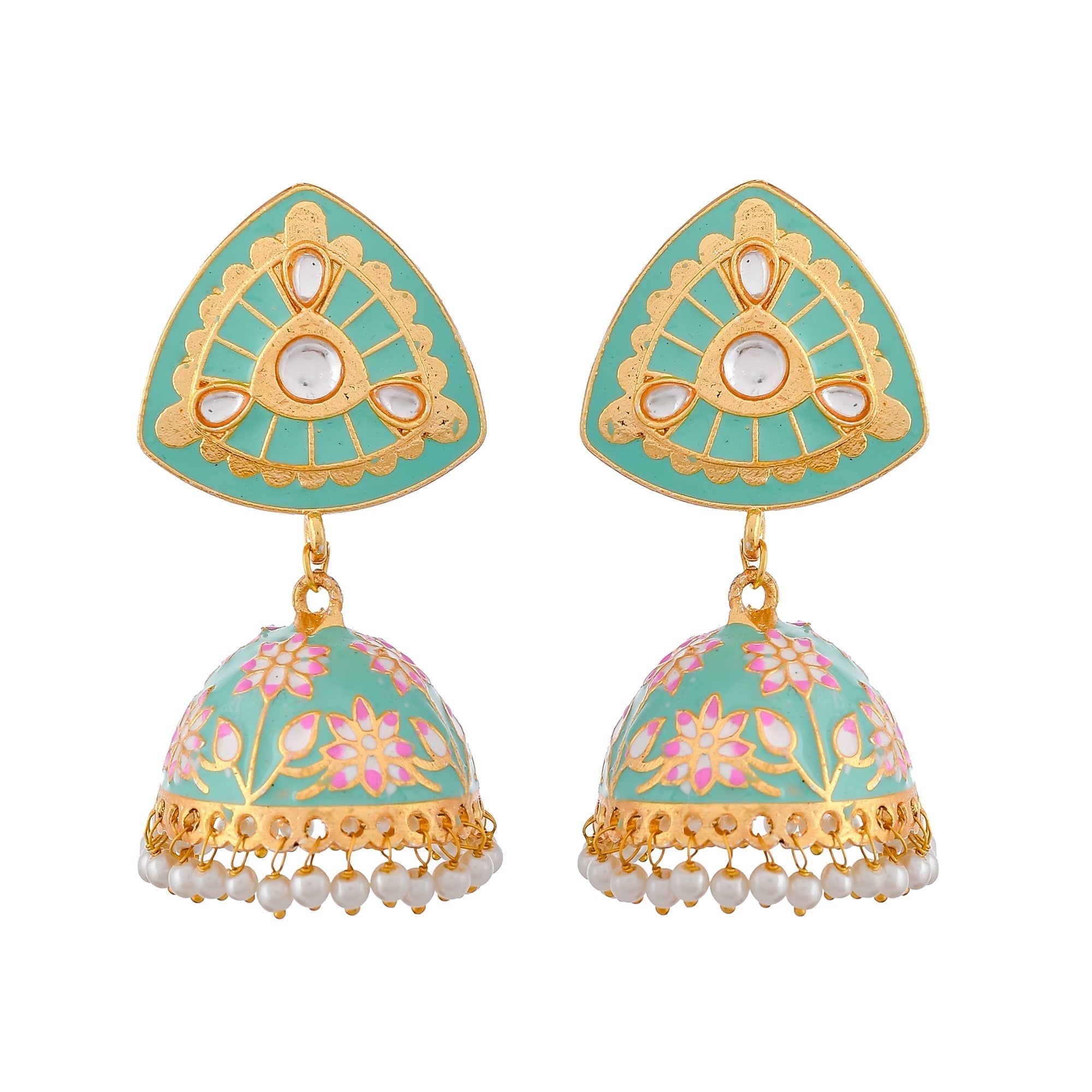 Dastoor Meenakari Beautiful  Earring