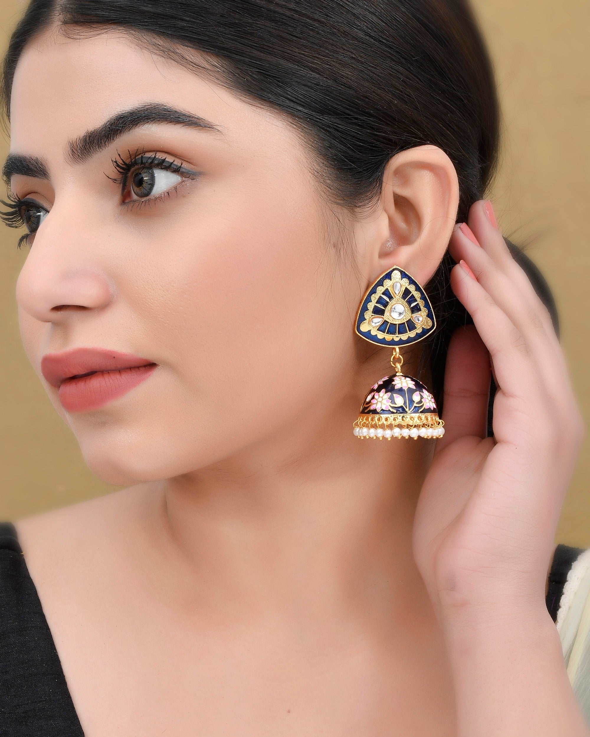 Dastoor Meenakari Beautiful  Earring
