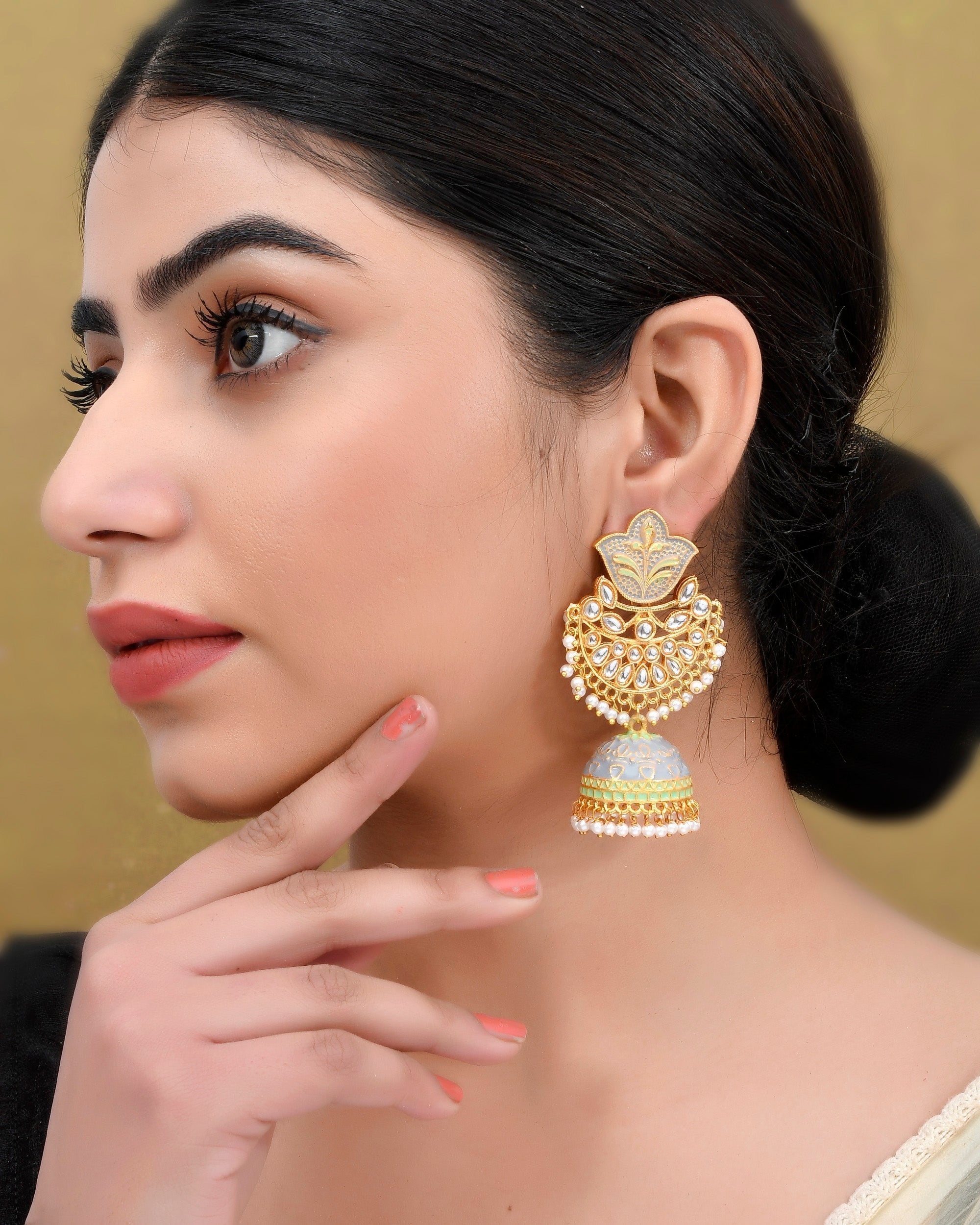 Dastoor Meenakari Exclusive  Earring