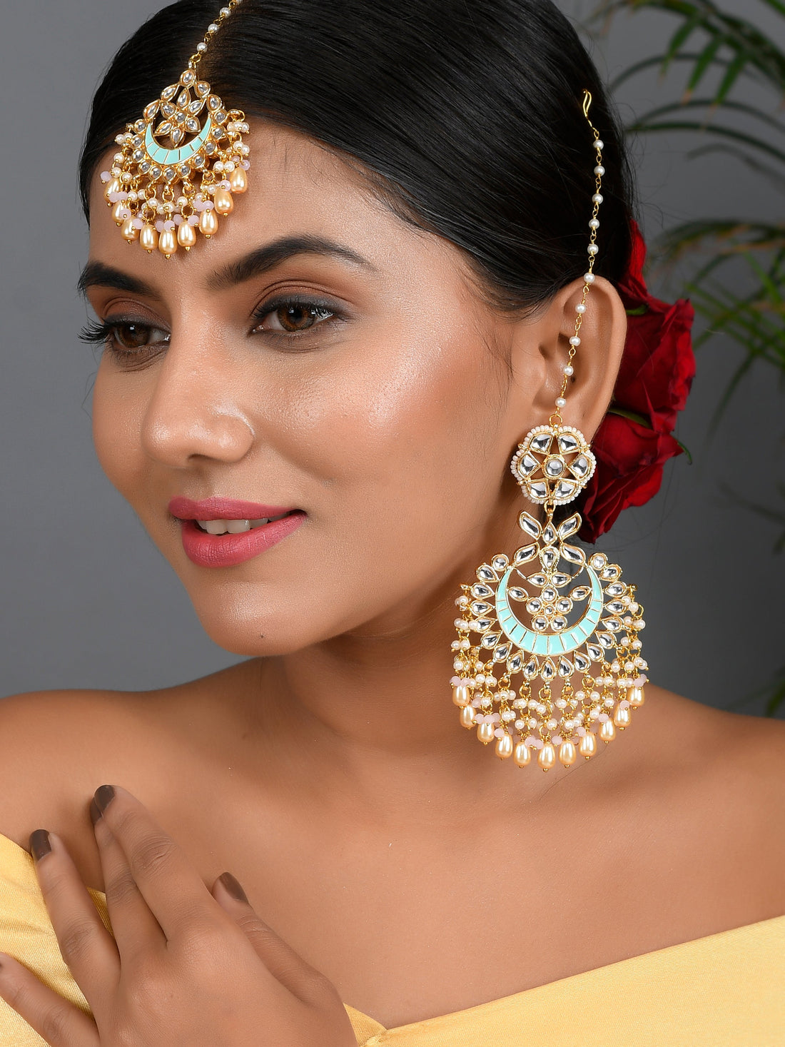 Mangtikka Earring set
