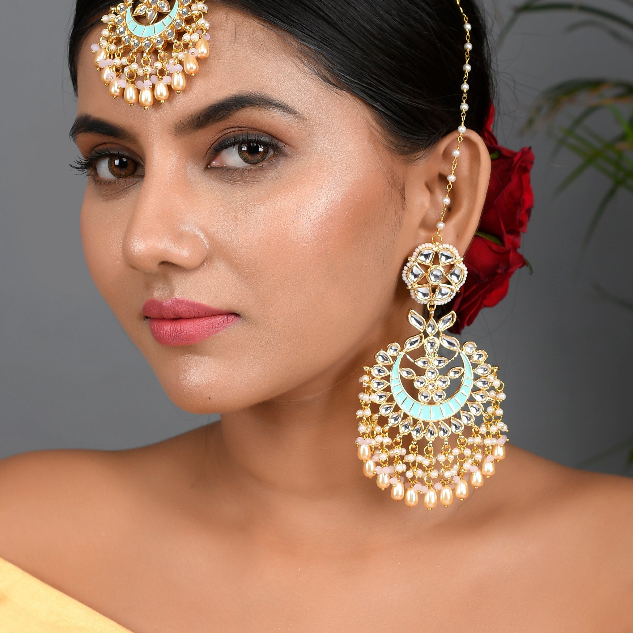 Mangtikka Earring set