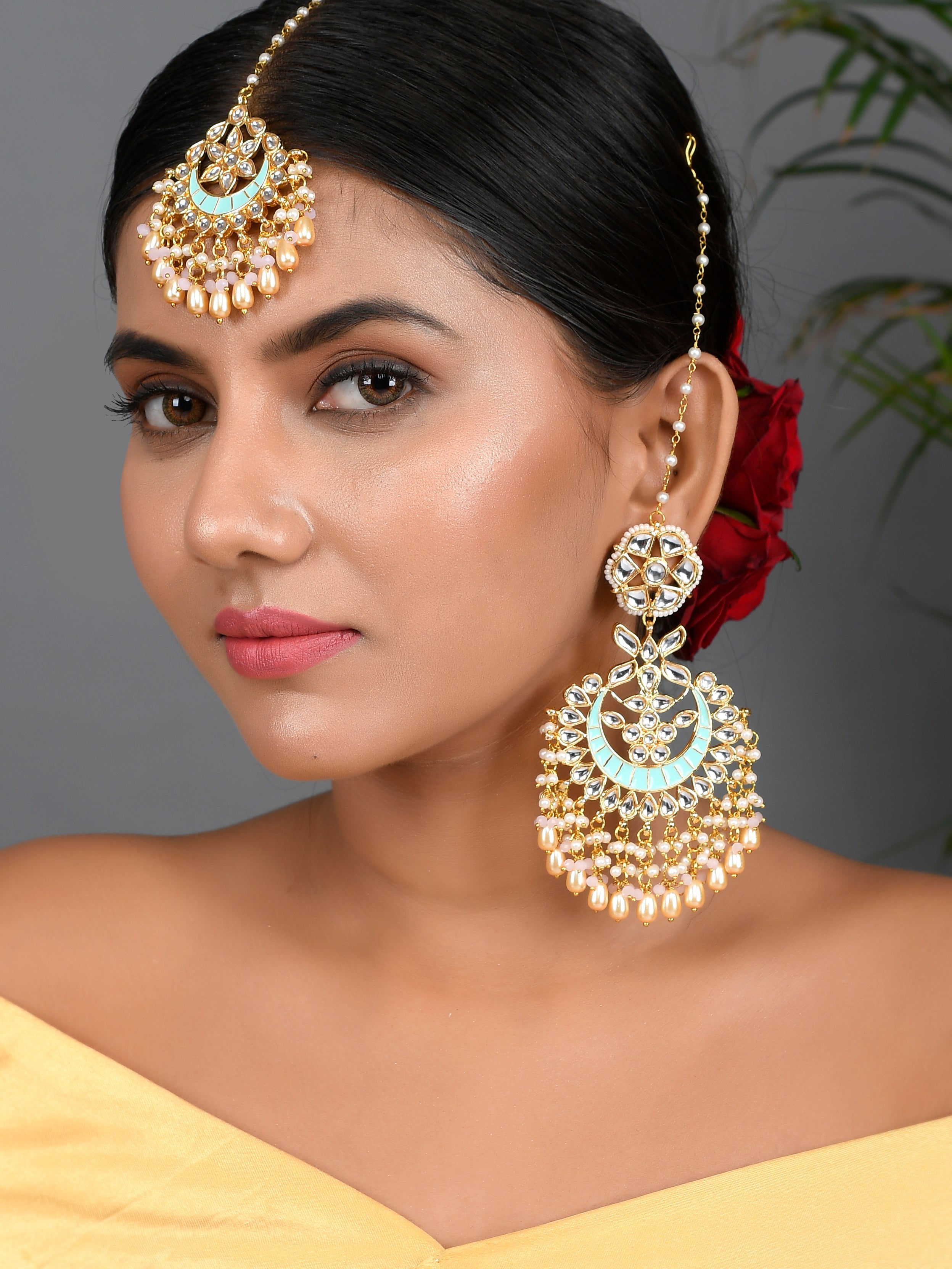 Mangtikka Earring set
