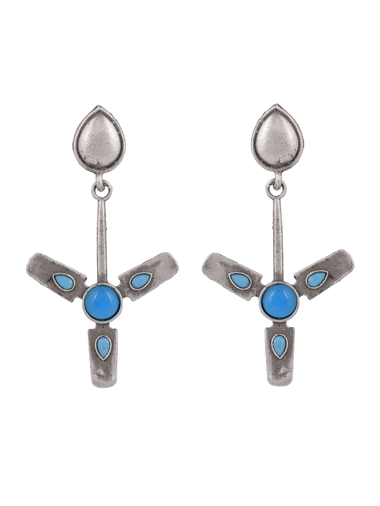 Skyline Symphony Oxidized Earring