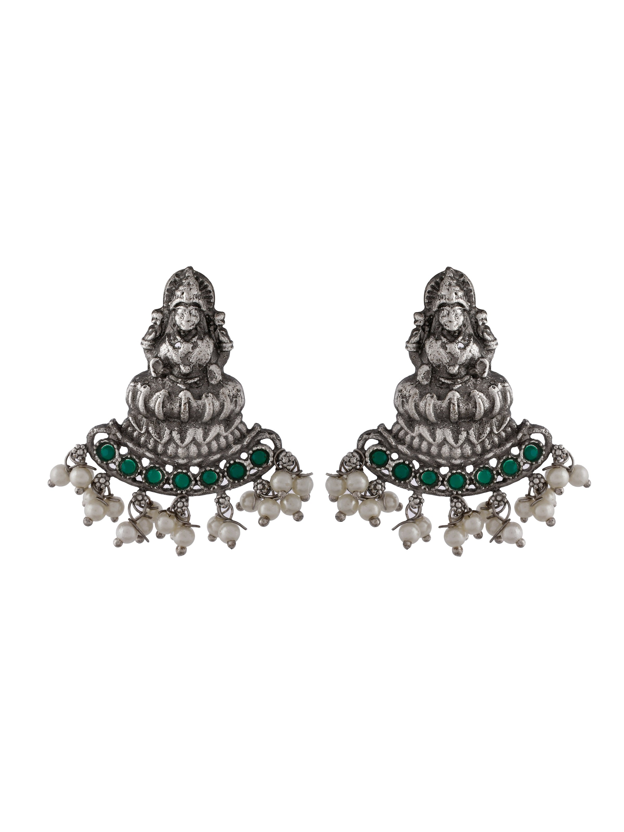 Silver Sprout Earring