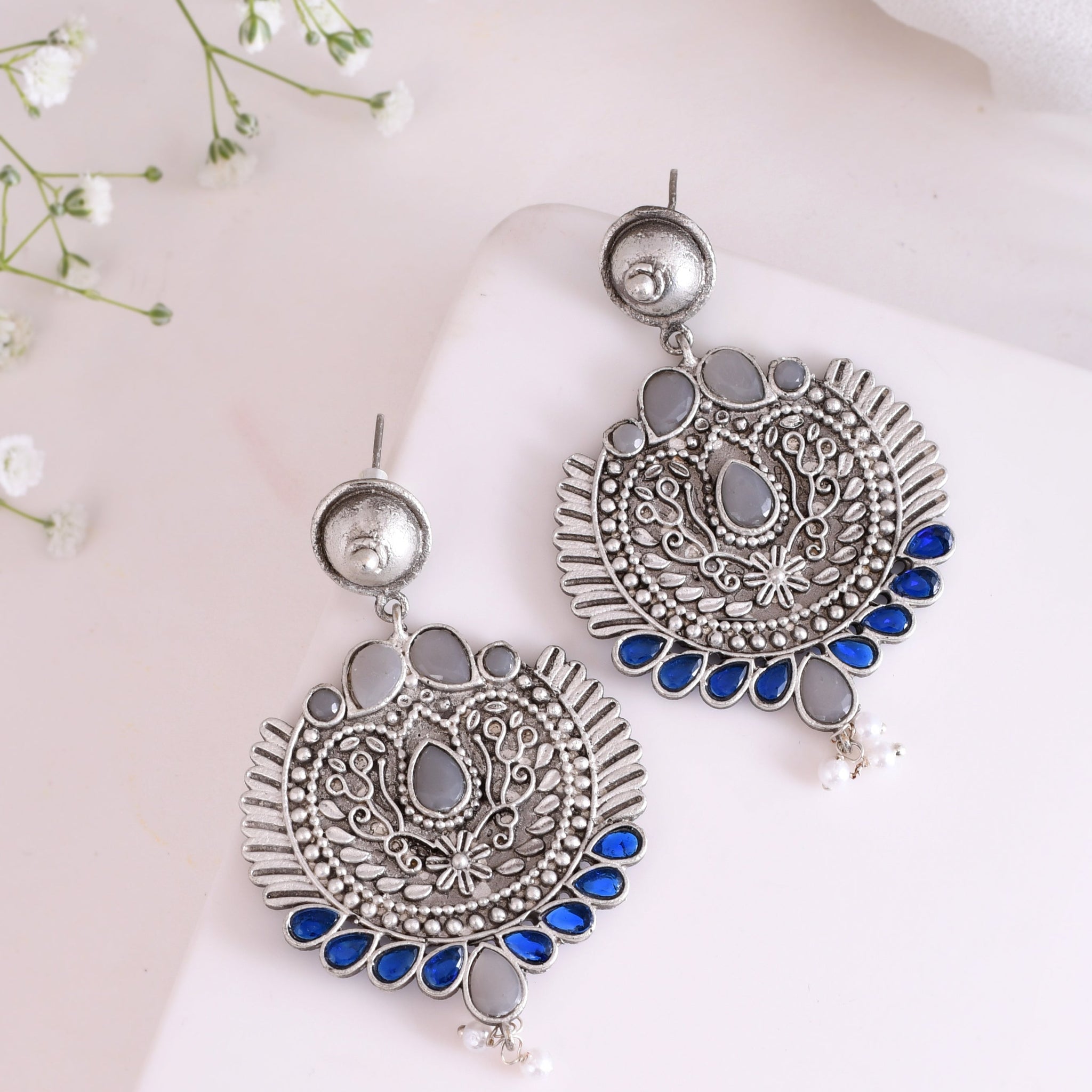 Royal Blue Radiance Earrings