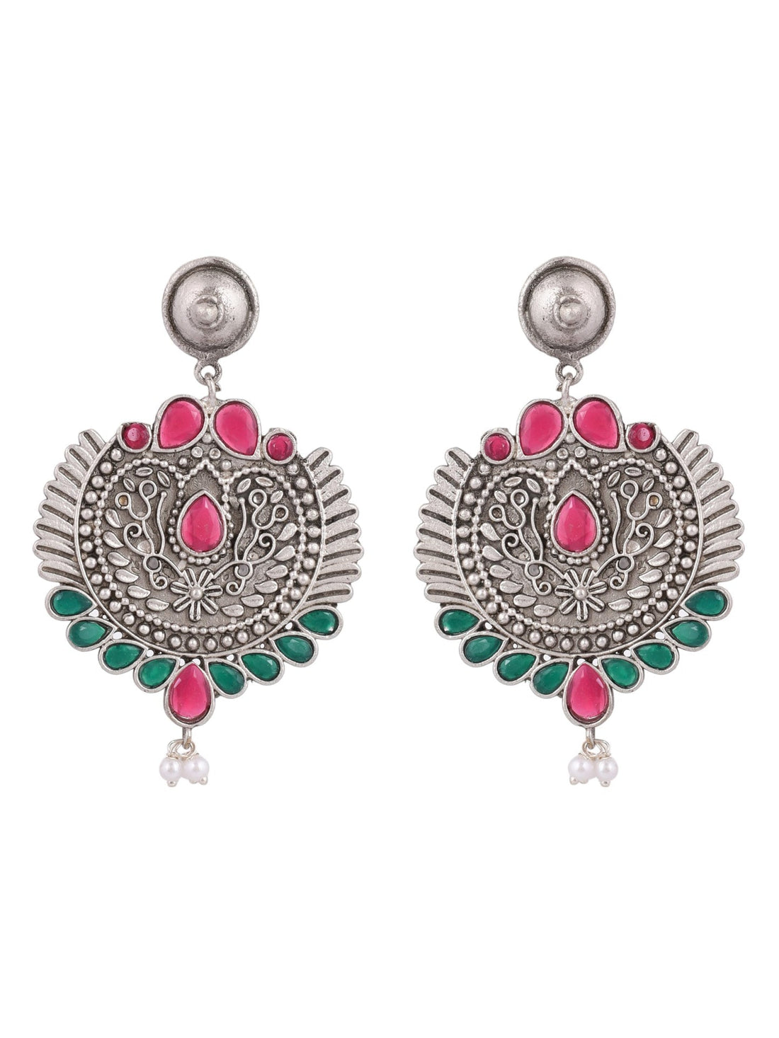 Ruby Flame Earrings