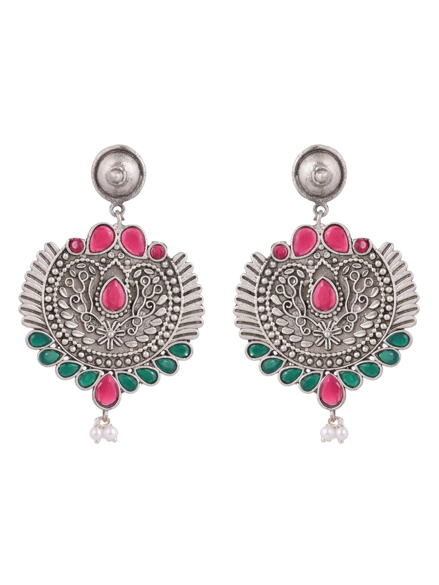 Ruby Flame Earrings