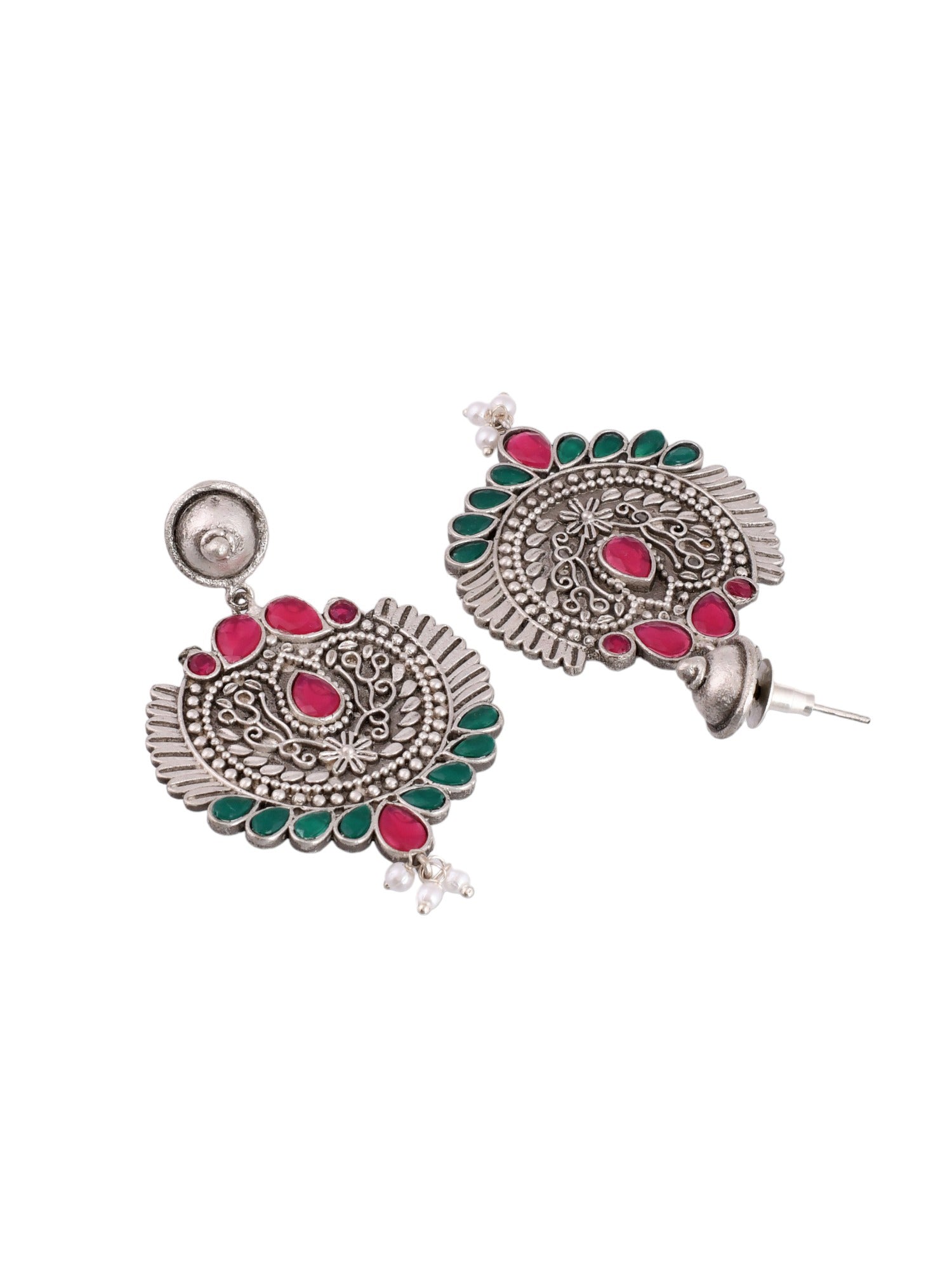 Ruby Flame Earrings