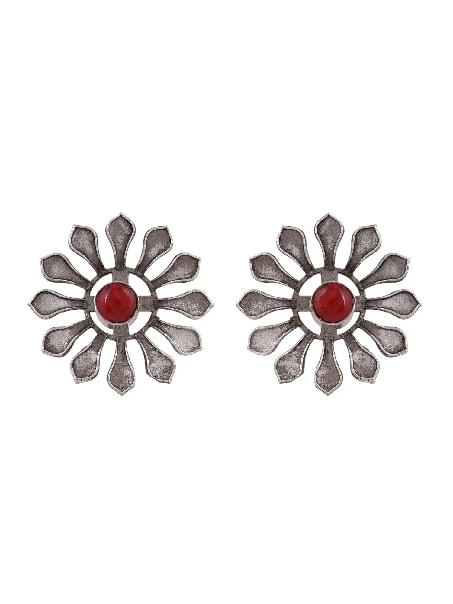 Red Rose Radiance Earring