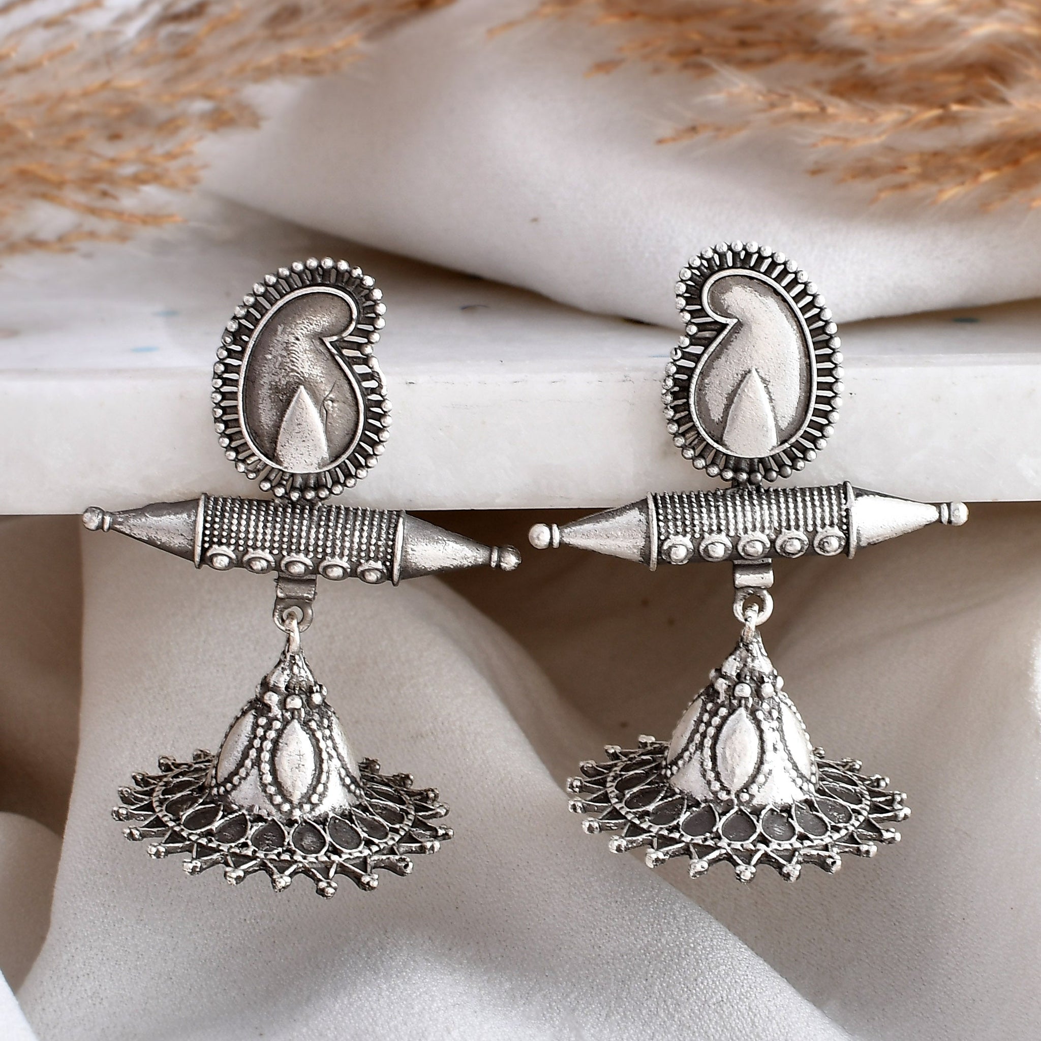 Moonlit Silver Earring