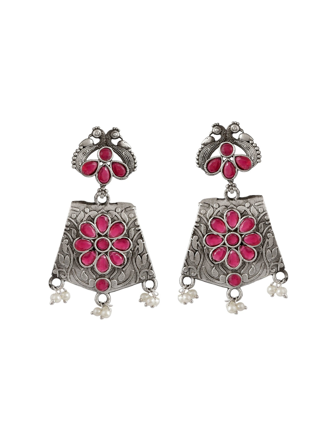 Ruby Mist Earrings