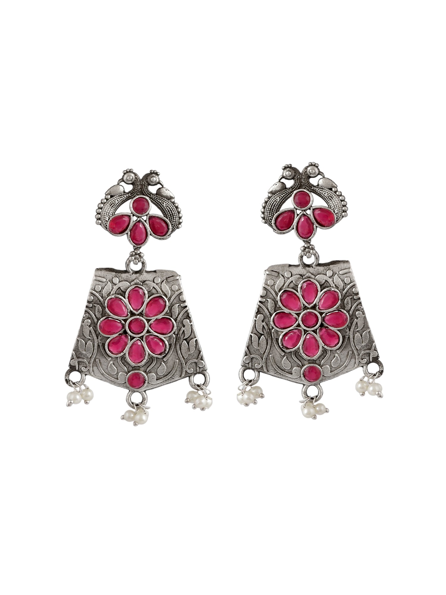 Ruby Mist Earrings