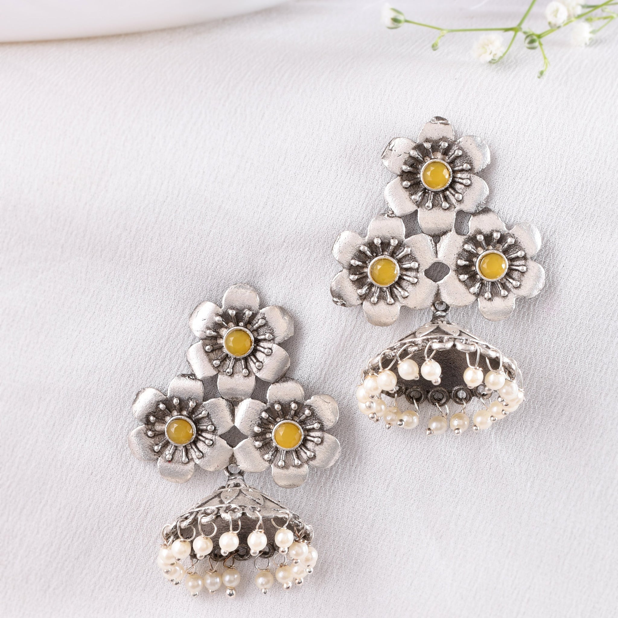 Sunflower Charm Studs