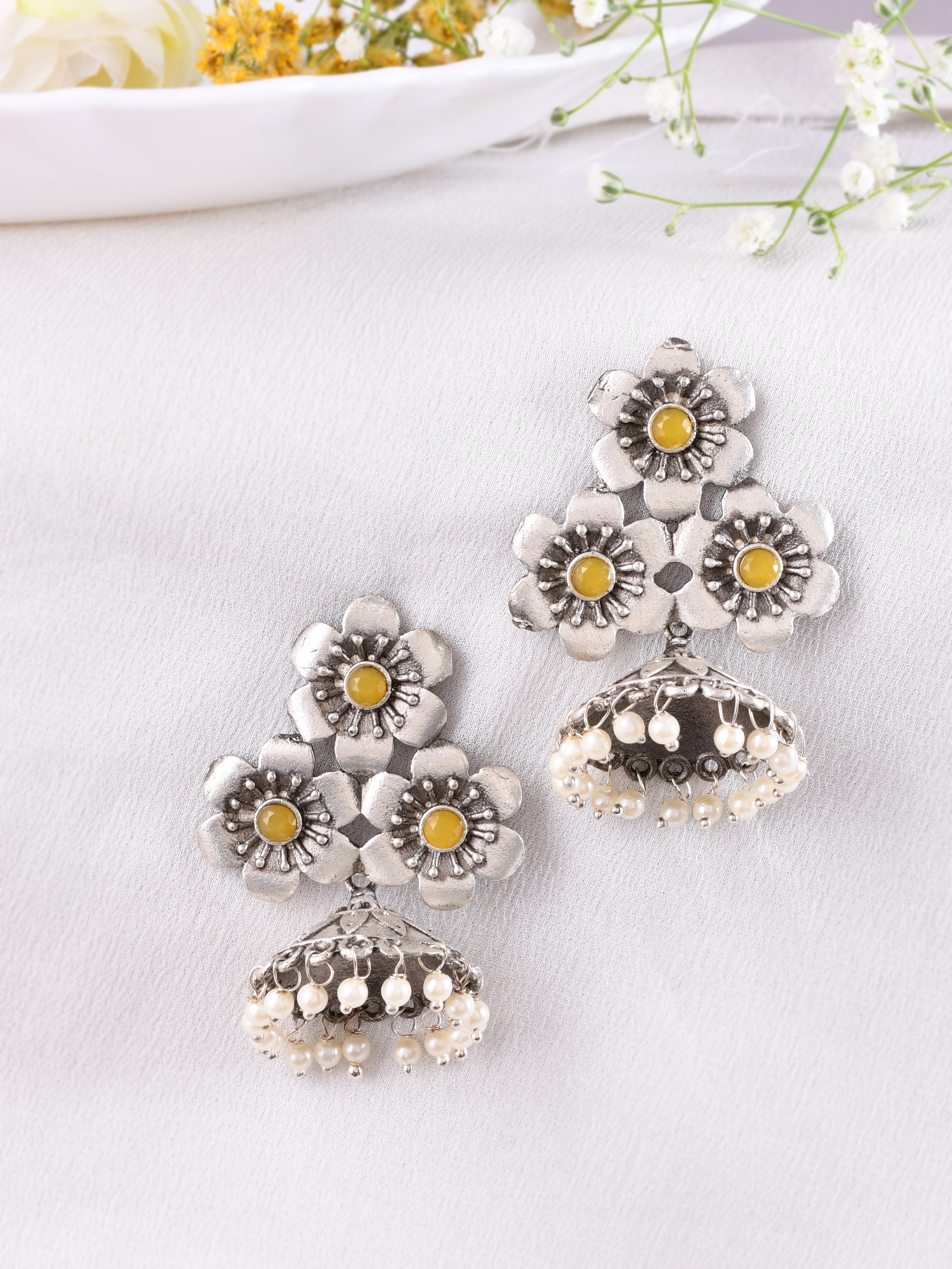 Sunflower Charm Studs