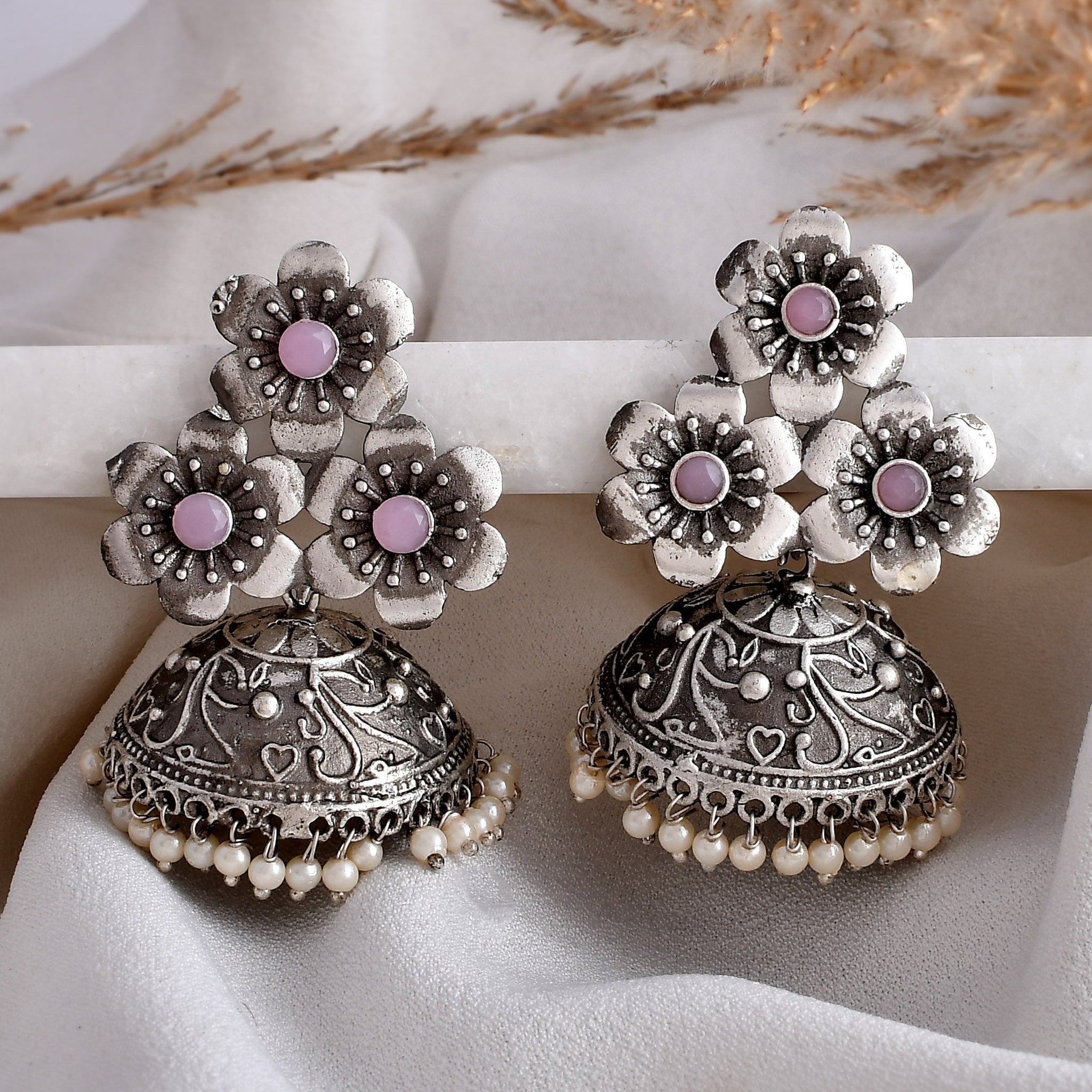 Rosy Radiance Studs