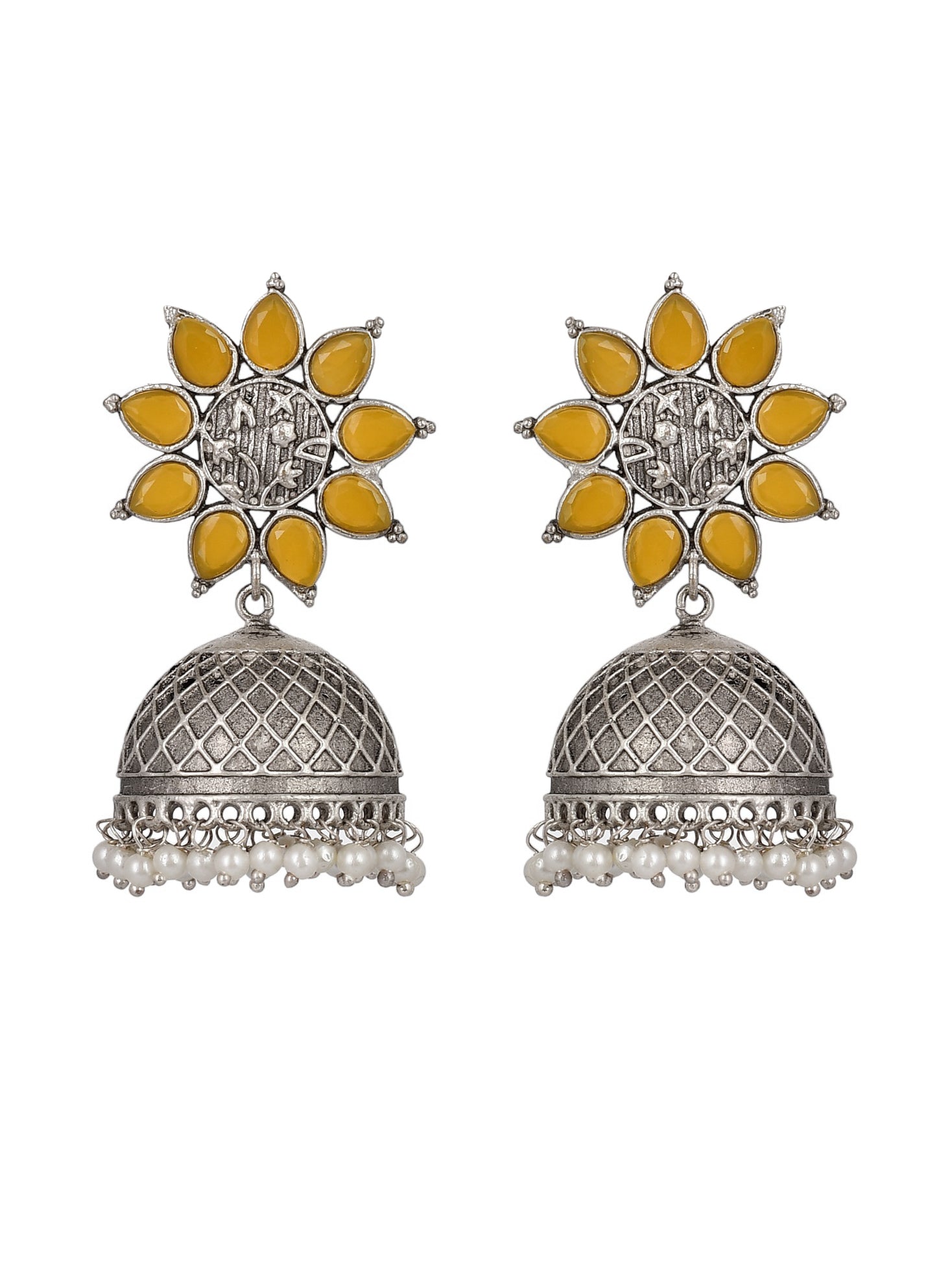 Golden Glow Jhumki Charms