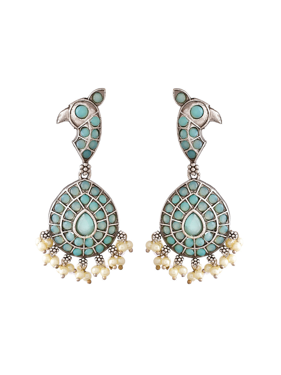Aqua Aura Earrings