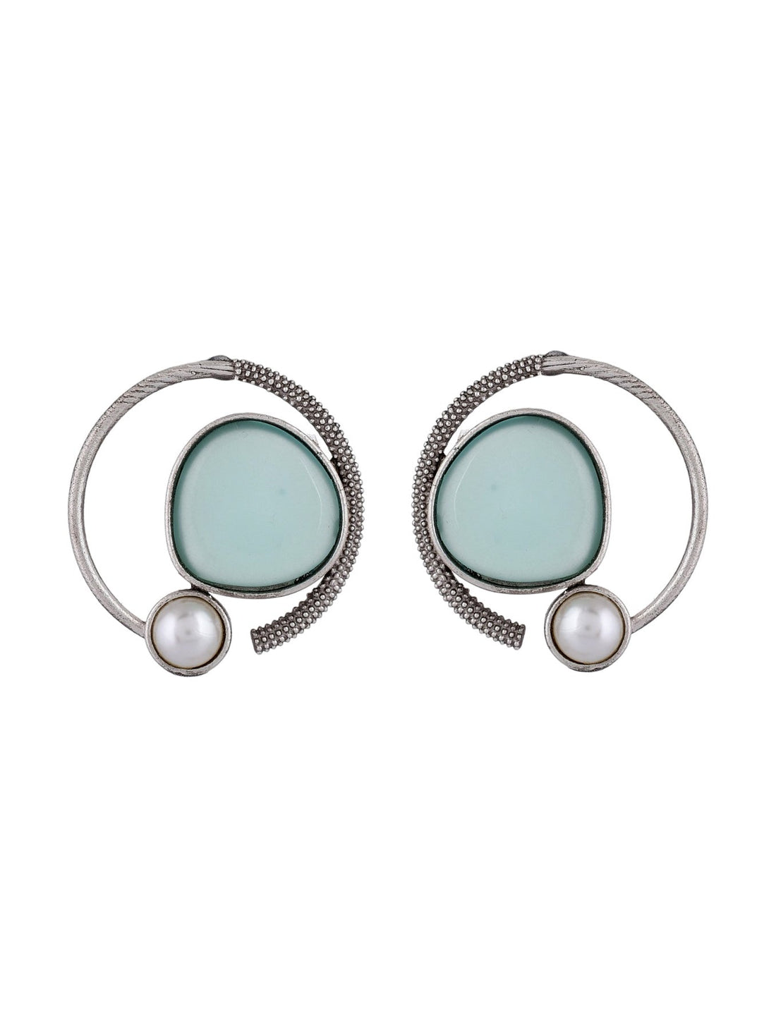 Cornflower Cascade Hoops