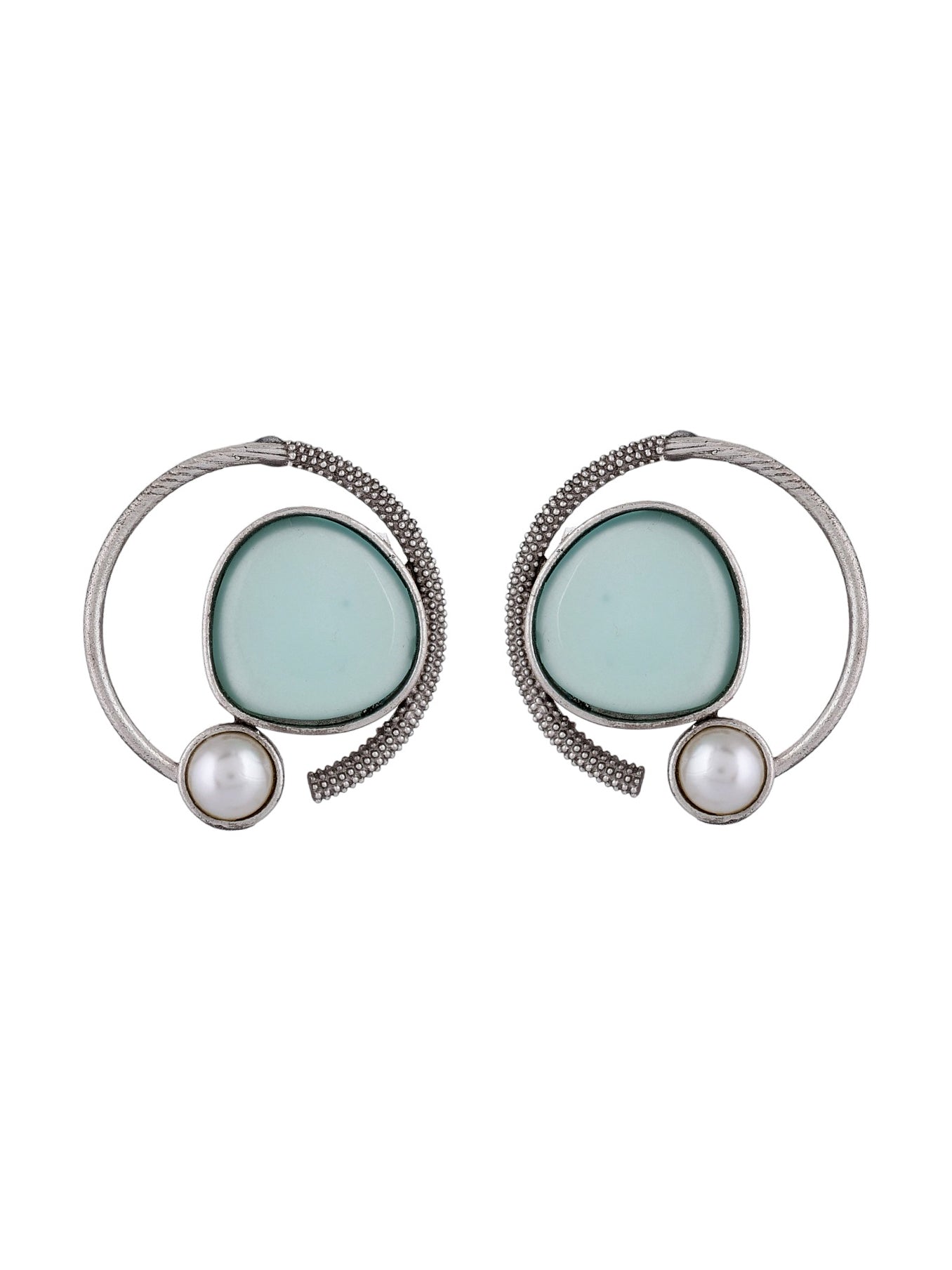 Cornflower Cascade Hoops
