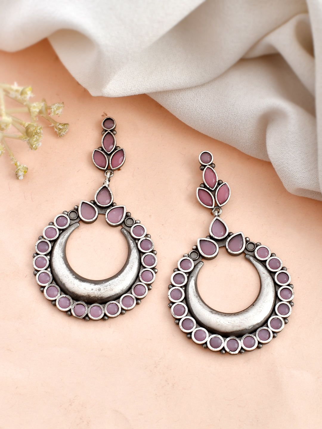 Peach Melody Chand Earring