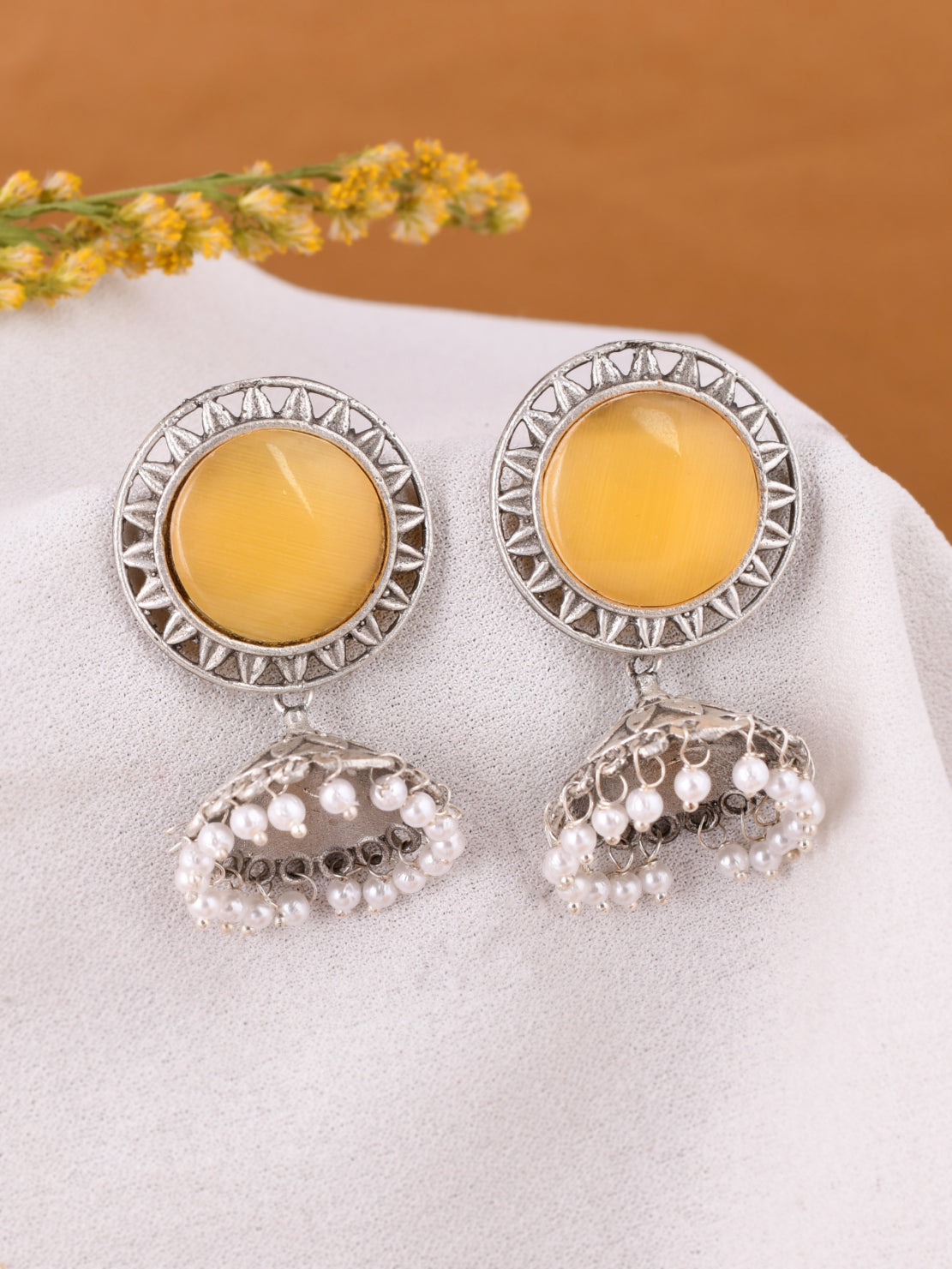 Golden Glow Dangles
