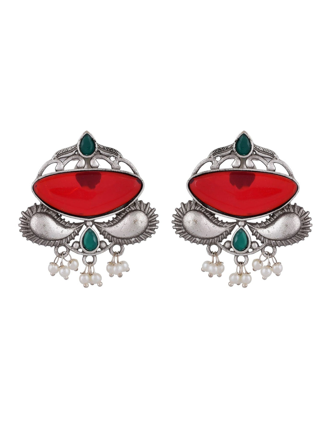Garnet Glow Earring