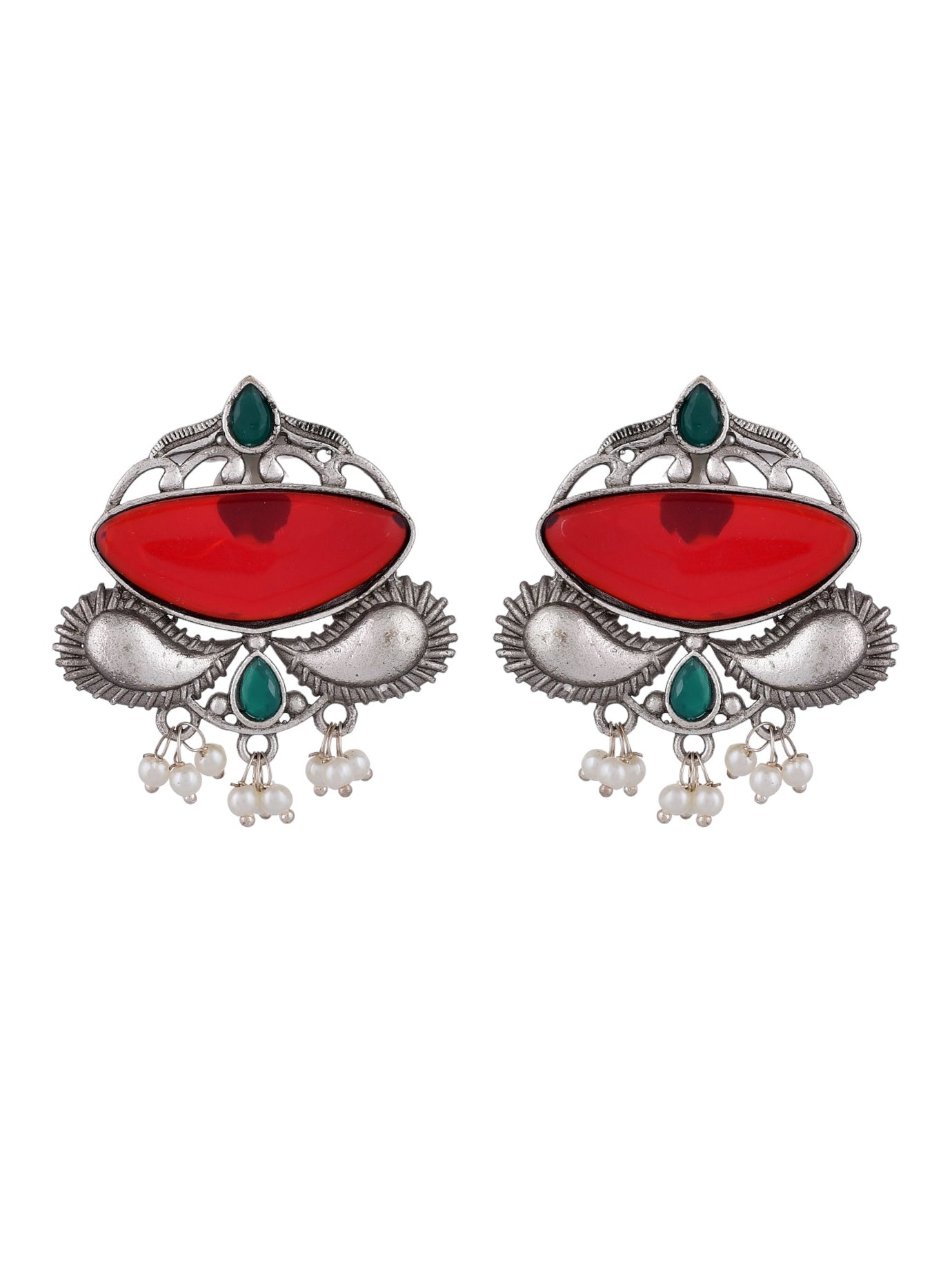 Garnet Glow Earring
