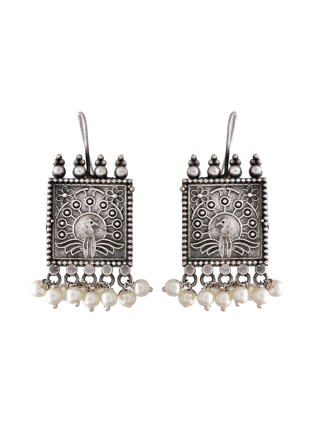 Silver Leaf Earring