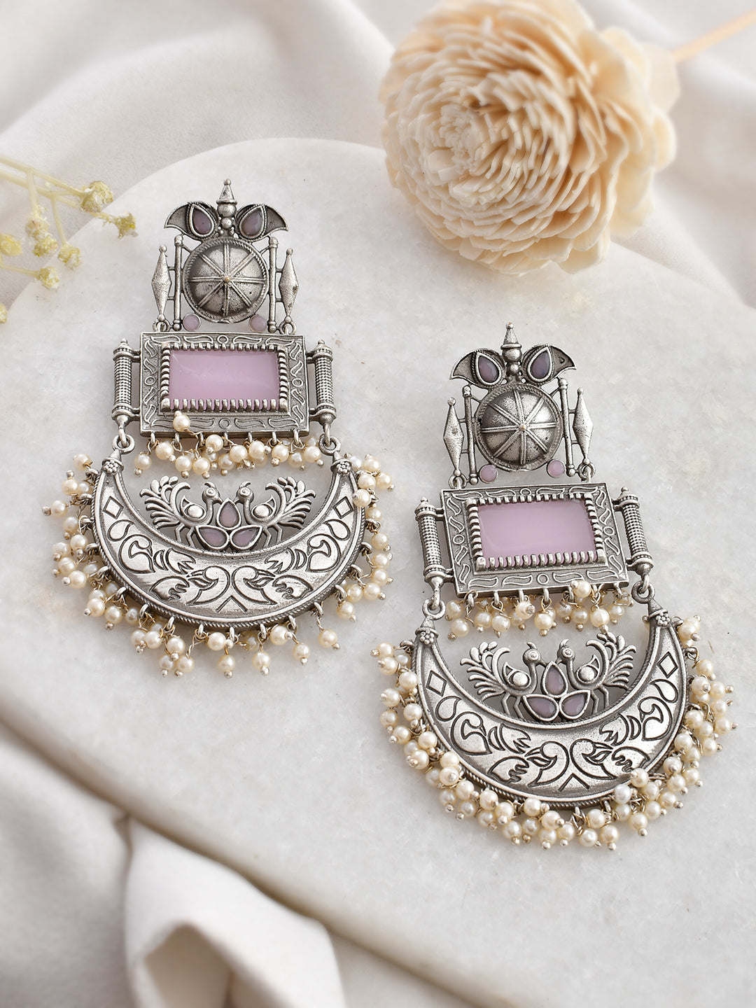 Silver Rose Drops