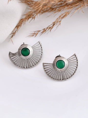 Green Glamour Earring
