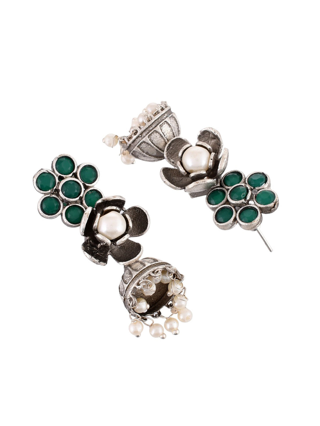 Fiery Bliss Jhumkas