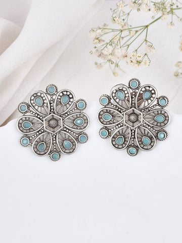 Teal Flower Drops