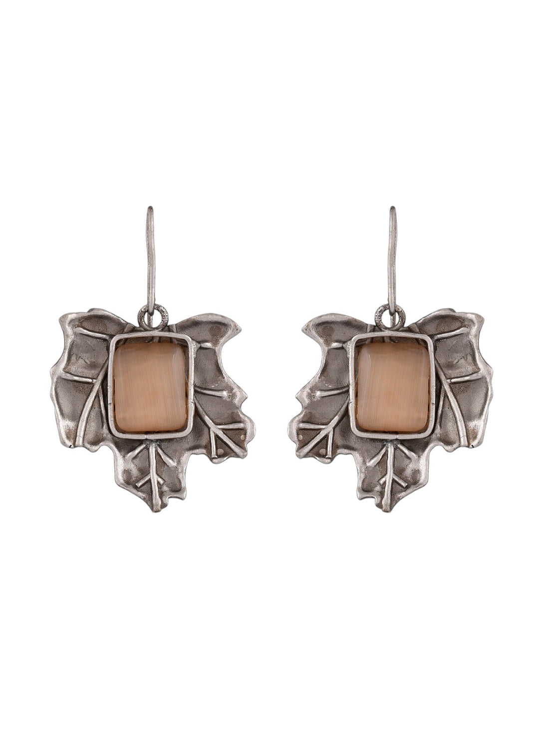 Rosy Leaf Earrings