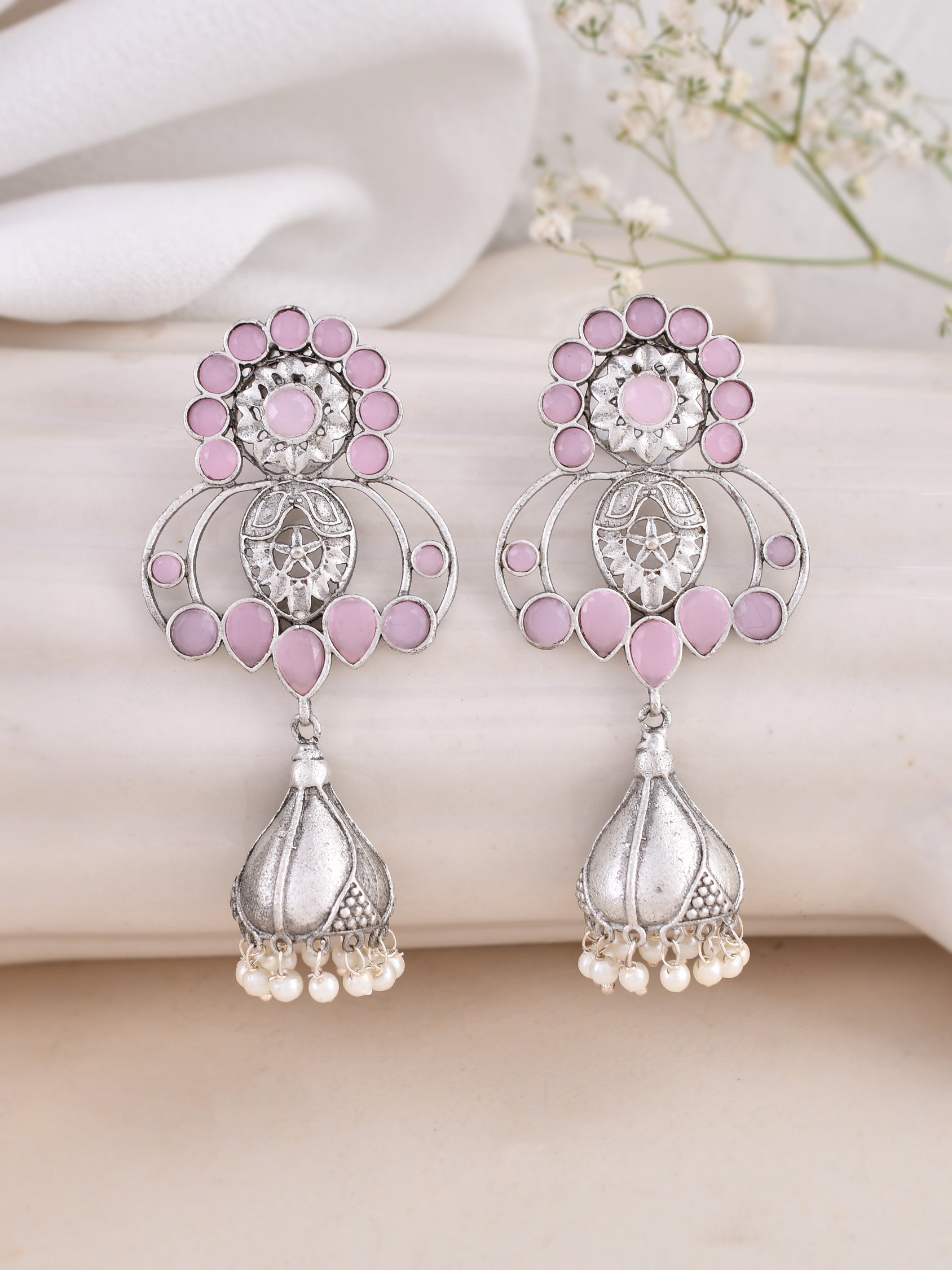Pink Pearl Studs