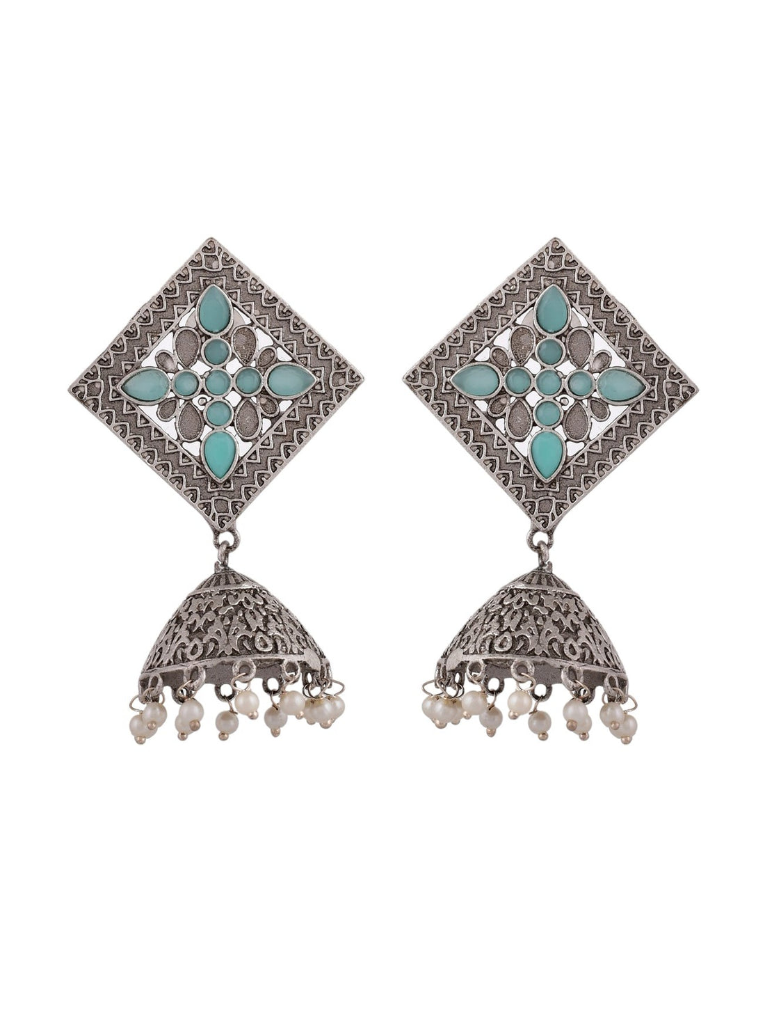 Mystical Radiance Jhumkis