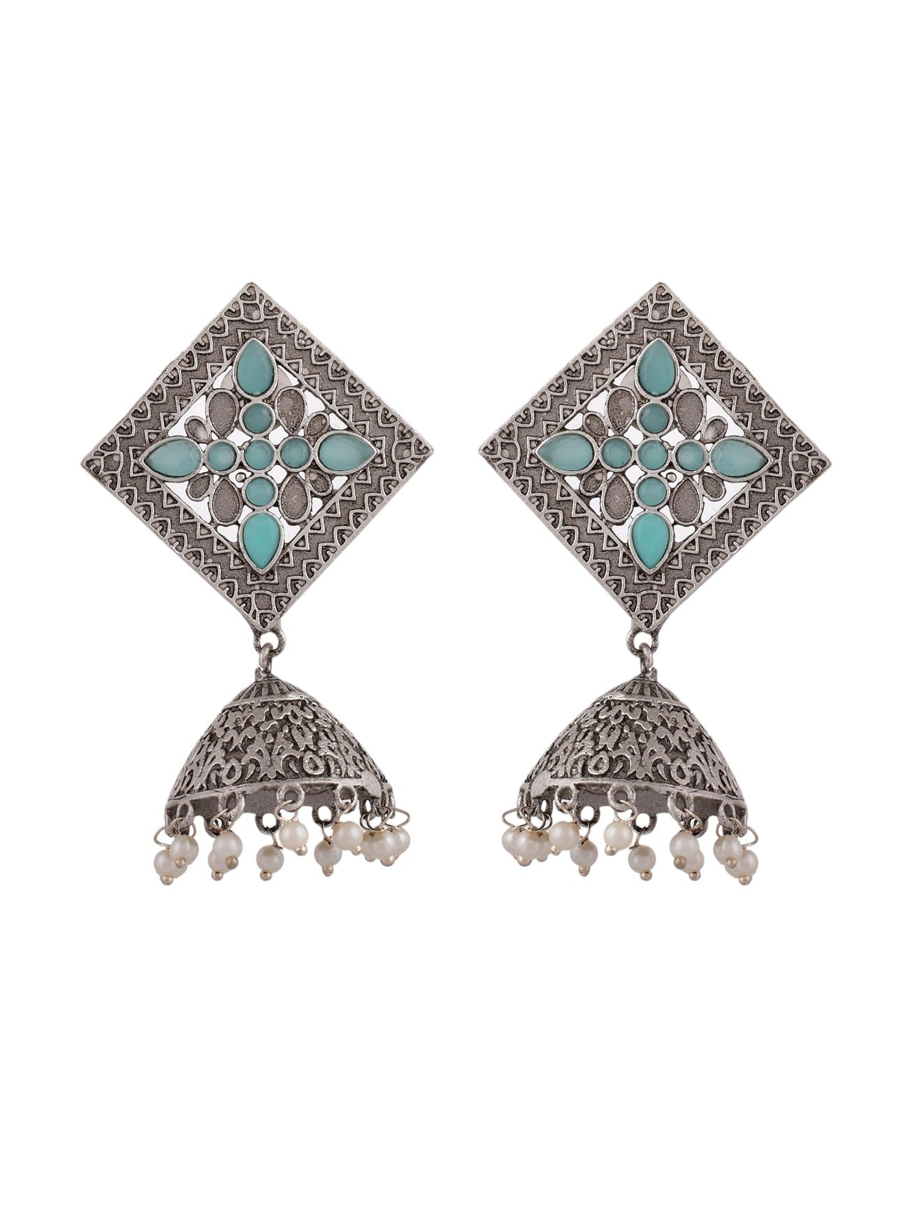 Mystical Radiance Jhumkis