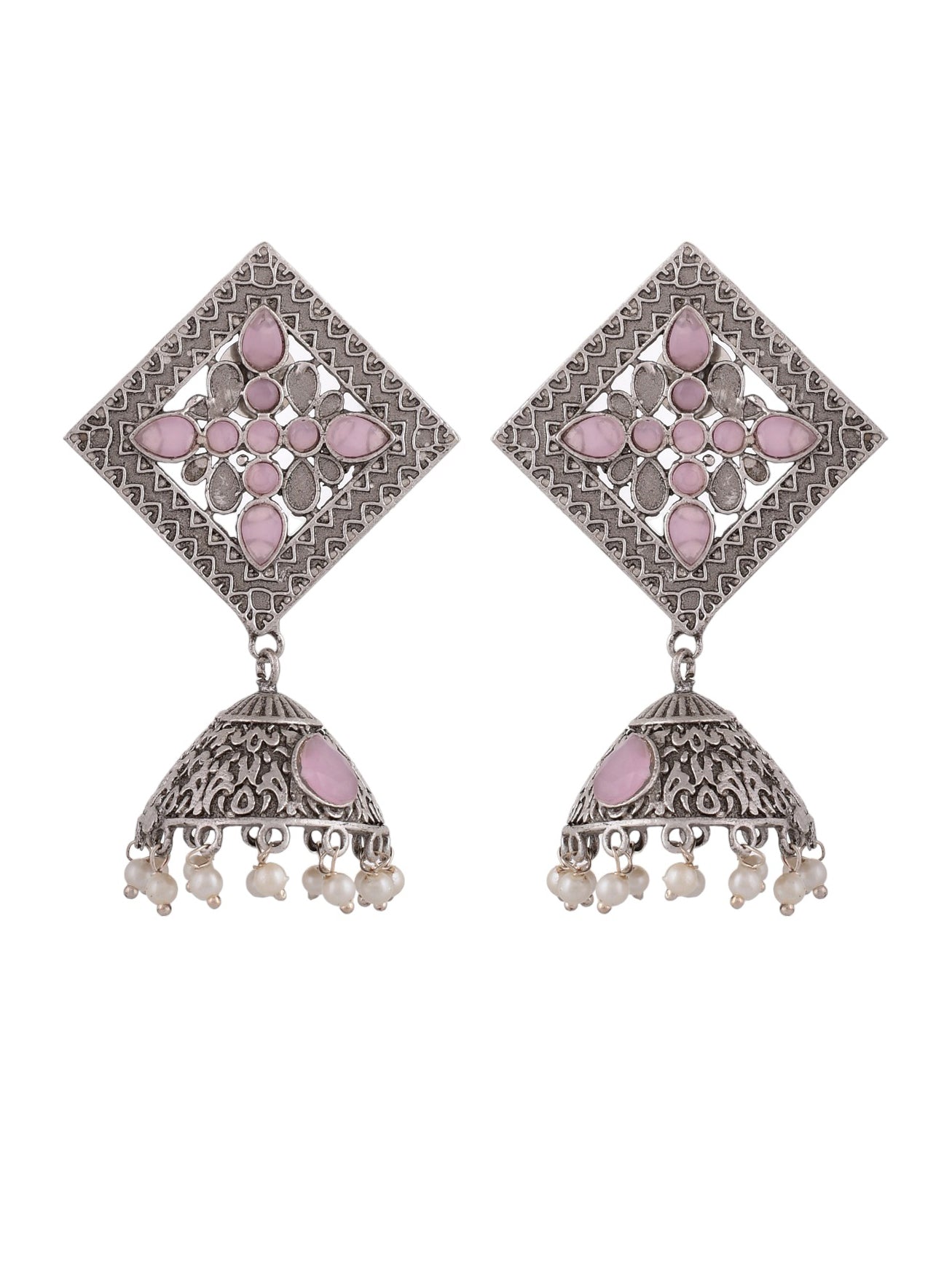 Gilded Grace Jhumkis