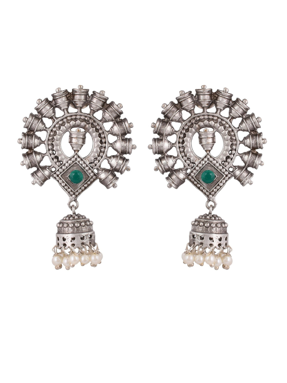 Gilded Grace Jhumkis