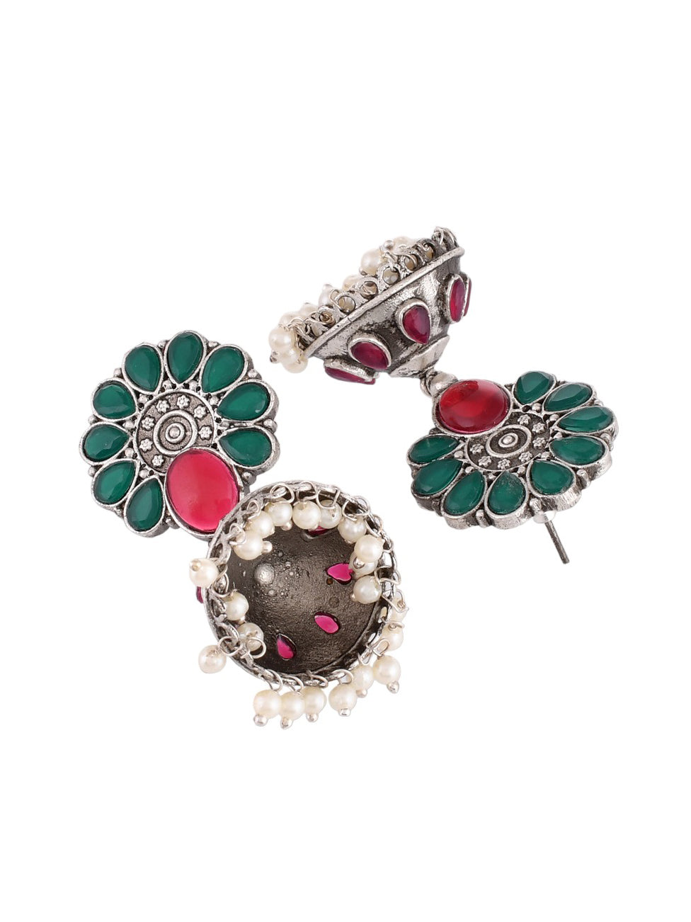 Gilded Grace Jhumkis