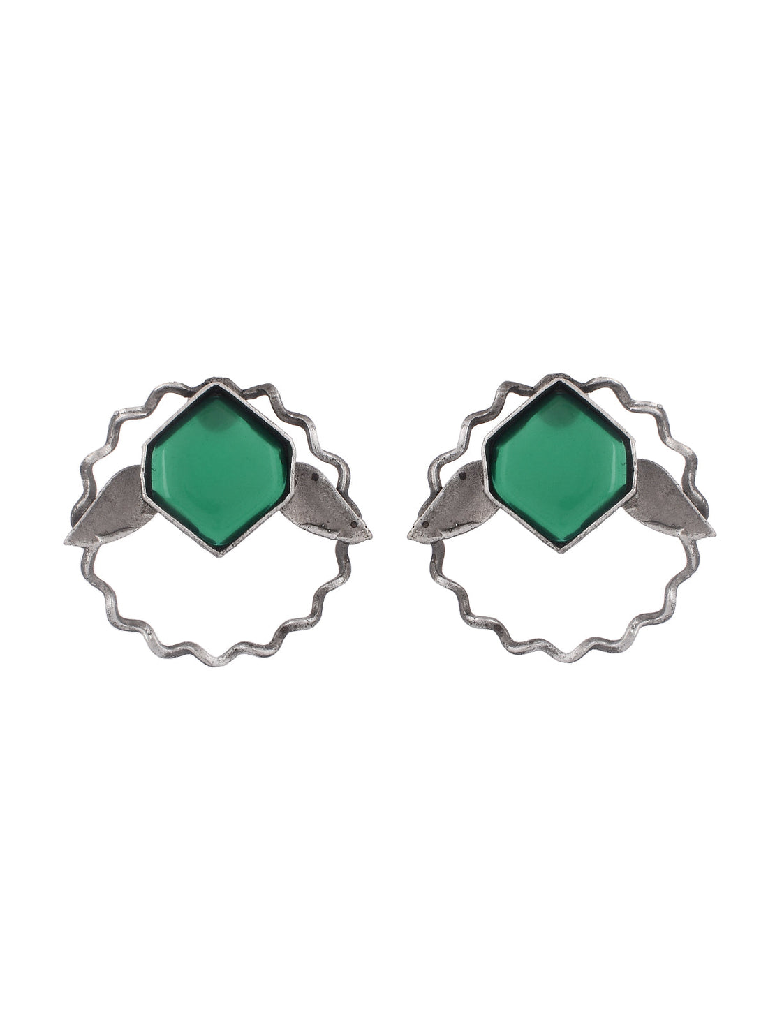 Silver Lined Earring